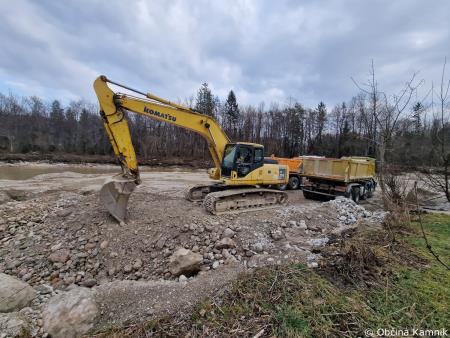 Sanacijska obnova vodotokov in hudournikov po poplavah v Stranjah (1)